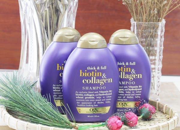 [NEW] Dầu Gội Kích Mọc Tóc OGX Thick And Full Biotin And Collagen Shampoo 385ml